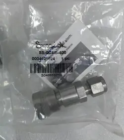 1PC SWAGELOK SS-QC4-B-400 CARD PIPE JOINT