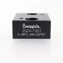 SWAGELOK A-MPC-MH-SPRT ALUMINUM MOUNTING BLOCK, SUPPORT - MPC MODULAR