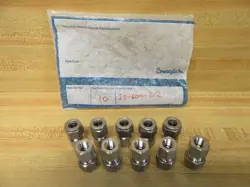 SWAGELOK SS-600-7-2 TUBE FITTING (PACK OF 10)