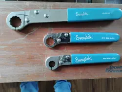 SWAGELOK MS-RW RATCHETING TUBE FITTING FLARE SET OF 3