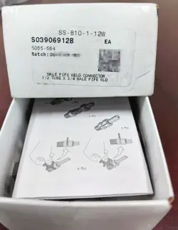 1PC SWAGELOK SS-810-1-12W CARD PIPE JOINT NEW FREE SHIP
