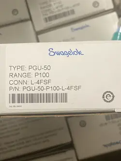 SWAGELOK PGU-50-P100-C-4FSF - FEMALE VCR FITTING - 0-100 PSI