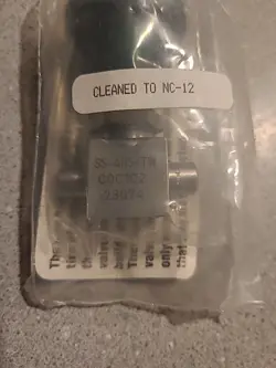 SWAGELOK  NUPRO VALVE SS-4HS-TW  NEW 