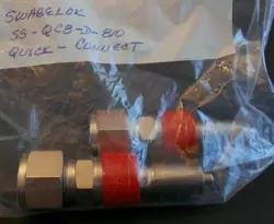 NOS 2 EA. SWAGELOK # SS-QC8-D-810 QUICK CONNECT STEM FITTING  1/2