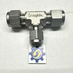 SWAGELOK SS-600-3-6-4 REDUCING UNION TEE FITTING 3/8” 3/8” 1/4” TUBING