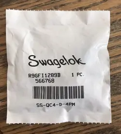 NEW SWAGELOK SS-QC4-D-4PM-  1/4 INCH MALE NPT QUICK CONNECT STEM