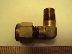 B-400-2-2 SWAGELOK BRASS MALE ELBOW; 1/4 TUBE X 1/8 MNPT