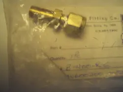 B-400-R-6 SWAGELOK ; 1/4 TUBE X 3/8 REDUCER; BRASS