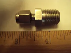SS-200-1-4 SWAGELOK ; 1/8 TUBE X 1/4 MNPT MALE CONNECTOR, STAINLESS STEEL
