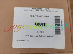 BRAND NEW SWAGELOK PFA-T8-062-100 FAST EXPEDITED SHIPPING 1-YEAR WARRANTY !