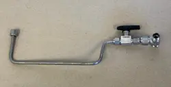 WHITEY SS-42S4 STAINLESS STEEL VALVE WITH SWAGELOK 316 FITTING
