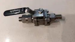 WHITEY,SS-63TS12,STAINLESS STEEL BALL VALVE