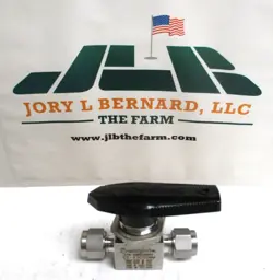 SWAGELOK , BALL VALVE , SS-43GS6MM , 3000 PSI