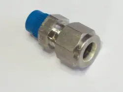 1- SWAGELOK STAINLESS STEEL FITTING, 3/8