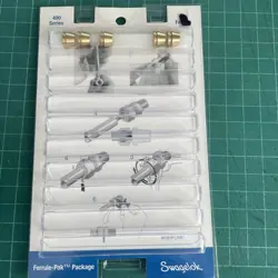 (5X) SWAGELOK B-400-SET BRASS FERRULE SET FOR 1/4 IN. TUBE FITTING FNSP