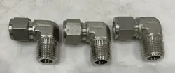SWAGELOK SS-400-2-8 MALE ELBOW LOT OF 3 476