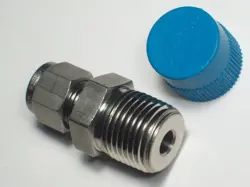 1- SWAGELOK STAINLESS STEEL FITTING, 3/8