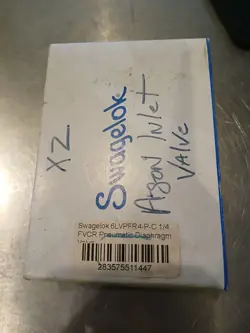 NEW SWAGELOK 6LVV-DPFR4-P-C DIAPHRAGM SEALED VALVE NC ACTUATOR-1/4 VCR