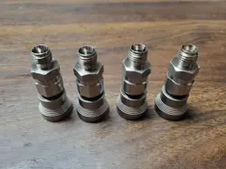 4 X  SWAGELOK QC4 SS 316 STAINLESS STEEL DESO QUICK DISCONNECT 1/4