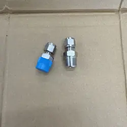 2-SWAGELOK STAINLESS STEEL CONNECTOR FITTING, 1/4