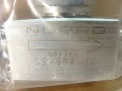 NEW SWAGELOK NUPRO
