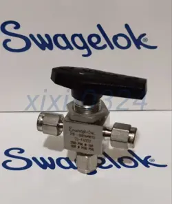 1PCS NEW  SWAGELOK  SS-41GXS2  THREE WAY BALL VALVE 1/8  VIA DHL OR FEDEX