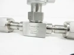 SWAGELOK SS-8BK-V19-1C STAINLESS STEEL BELLOWS SEALED VALVE GASKETED 1/2