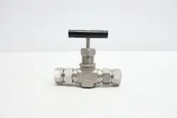 SWAGELOK SS-18RS12-P MANUAL STAINLESS NEEDLE VALVE 5000PSI 3/4IN