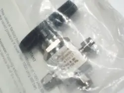 1- SWAGELOK STAINLESS STEEL 40G SERIES 3-WAY BALL VALVE, 1/16