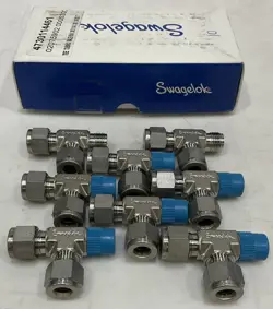 SWAGELOK SS-600-3TMT TEE LOT OF 8 373