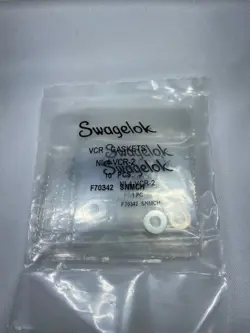 SWAGELOK NI-4-VCR-2 SILVER PLATED GASKET, NON RETAINED STYLE 1/4 IN. PACK OF 10