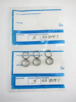 NEW LOT OF 3 SWAGELOK SS-813-1 AND SS-814-1 STAINLESS STEEL FERRULES