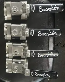 LOT OF 4 NEW SWAGELOK SS-65TF12 3/4” STAINLESS STEEL BALL VALVES FREE SHIPPING