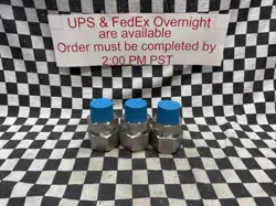 SWAGELOK SS-2000-1-16, SS2000116, MALE CONNECTOR, LOT OF 3, SHIPSAMEDAY#115F7