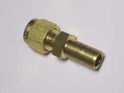 1 - SWAGELOK BRASS TUBE REDUCER FITTING, 1/4
