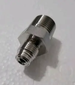 SWAGELOK SS-4-VCR-1-2, 1/4 M VCR FACE SEAL X 1/8 M NPT, 316 SST