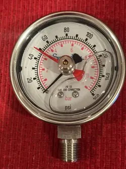 SWAGELOK 160 # GAUGE PGI-63C-PG160-LAO1-1 PRESSURE GAUGE