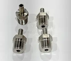 4 - SWAGELOK 316SS TUBE ADAPTER, 3/8