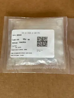 SS-4-VCR-2-GR-VS SWAGELOK :  316L VCR FACE SEAL FITTING 1/4