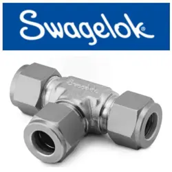 NEW! SWAGELOK STAINLESS STEEL TEE UNION FITTING, 3/8