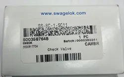 SWAGELOK SS-8C-1-SC11 CHECK VALVE 1 PSIG TUBE ENDS SC11