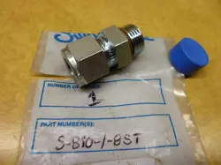 NEW SWAGELOK S-810-1-8ST HYDRAULIC FITTING 1/2 STEEL TUBING COMPRESSION ( S1-C13