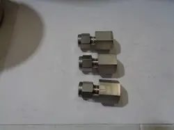 (3) NEW SWAGELOK SS-400-7-4 FEMALE CONNECTOR 1/4