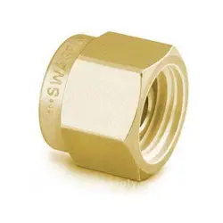 SWAGELOK B-600-P BRASS PLUG FOR 3/8 IN. SWAGELOK TUBE FITTING FNSP