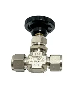 QTY:1 ~NEW~ SWAGELOK P.N.: SS-1RS8, 1/2” TUBING BONNET NEEDLE VALVE, SS-316!