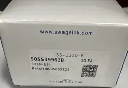 SWAGELOK SS-1210-6 TUBE UNION 3/4
