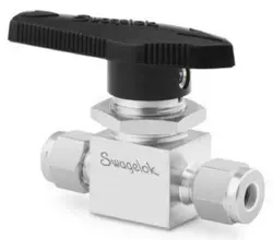 SWAGELOK  SS-43GS8 STAINLESS STEEL 1-PIECE 40G SERIES BALL VALVE, 1/2 IN.