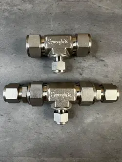 2X SWAGELOK STAINLESS