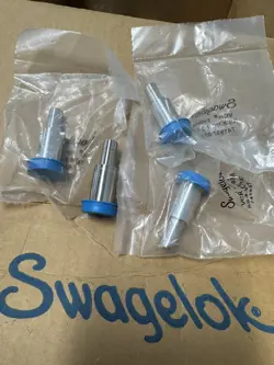NEW SWAGELOK SS-8-VCR-3-6TA, 1/2” VCR GLAND X 3/8” LOT OF 5