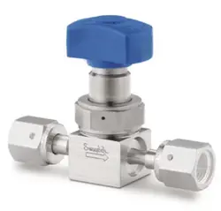 SWAGELOK 6LVV-DPFR4-P1 316L VIM-VAR UHP DIAPHRAGM SEALED VALVE, 1/4 IN. FEMALE